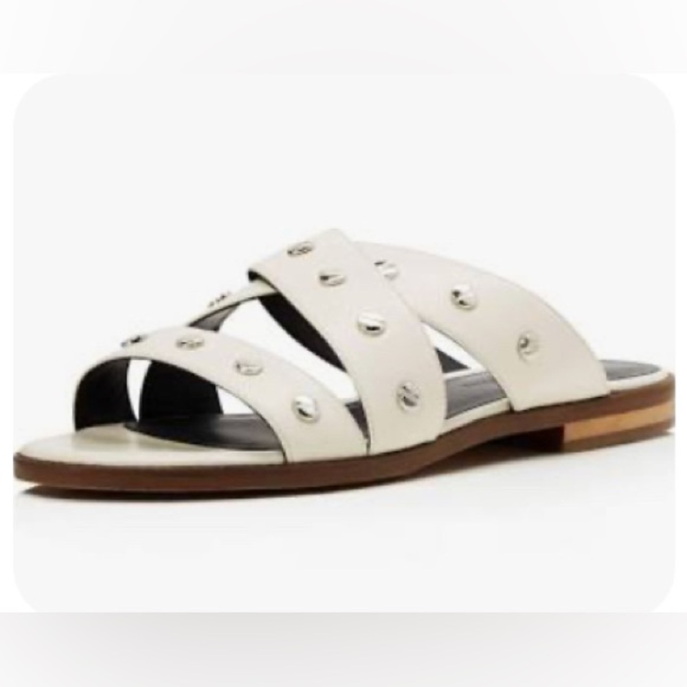 Rebecca Minkoff White Studded Sandals